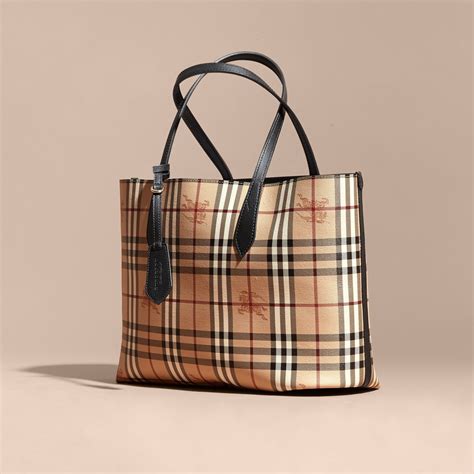 burberry reversible tote replica|Burberry haymarket tote medium.